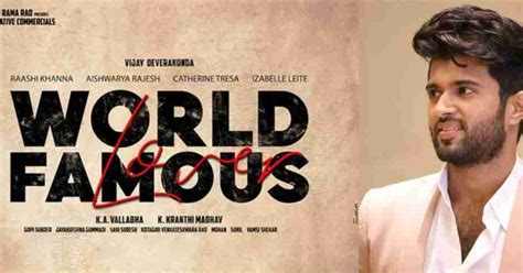 Vijay Deverakonda New Film Title World Famous Lover Announced Galatta