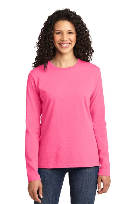 buy neon pink long sleeve shirt off 69