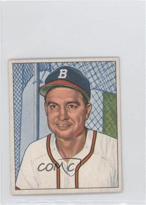 Walker Cooper Baseball Card 1950 Bowman Base 111