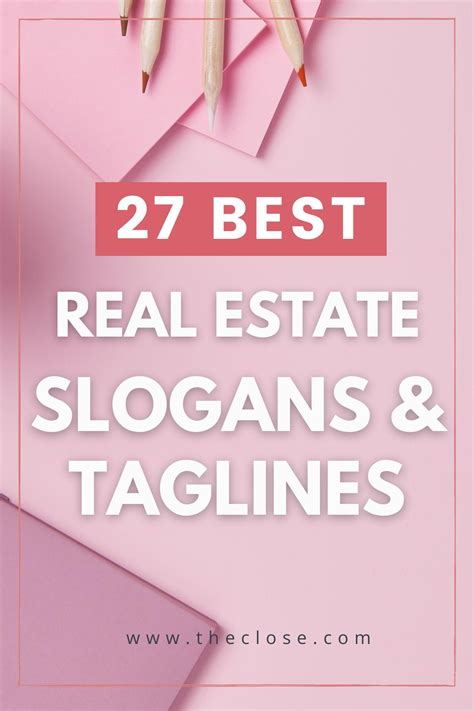 Who would you like to be working with the most? 27 Best Real Estate Slogans & Taglines: 2020 - The Close ...