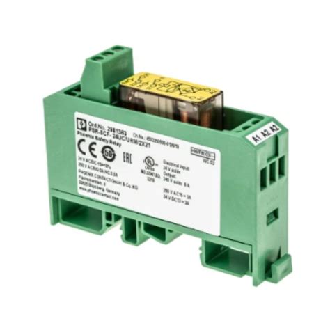 Phoenix Contact Din Rail Force Guided Relay 24v Dc Coil Voltage 2
