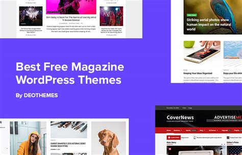 Best Free Wordpress Magazine Themes Deothemes