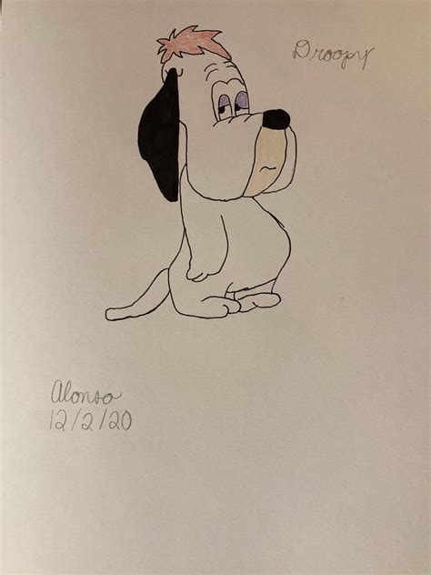 How To Draw Droopy Dog Pausebear