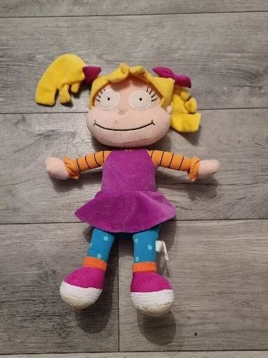 Rugrats Angelica Pickles Soft Toy Plush 2001 Nickelodeon Viacom 12” Tommy 1274 Picclick