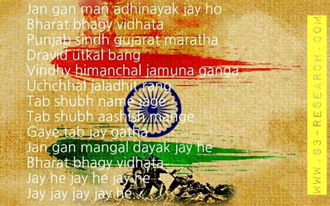 National Anthem Of India National Songs National Symbols National