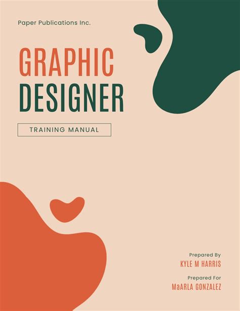 Graphic Designer Training Manual Template Visme