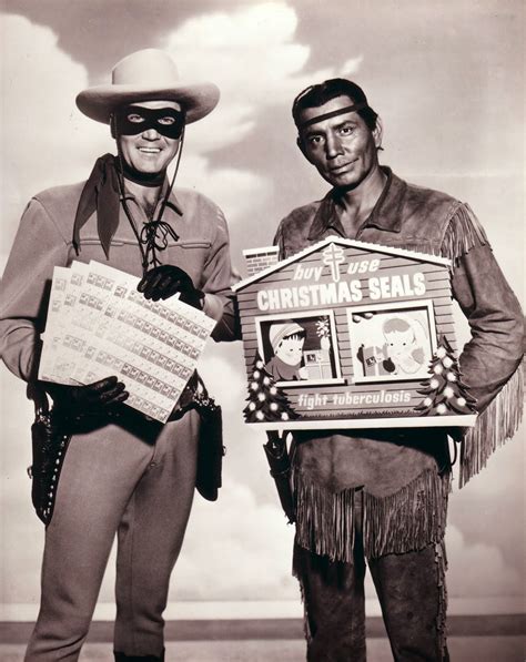 Clayton Moore And Jay Silverheels As The Lone Ranger And Tonto During A