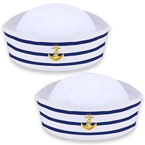 Buy Sailor Captains Hat White Sailors Hats For Adults Captain Cap