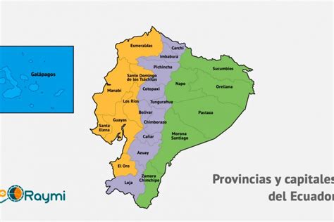 Mapa Del Ecuador Con Sus Provincias