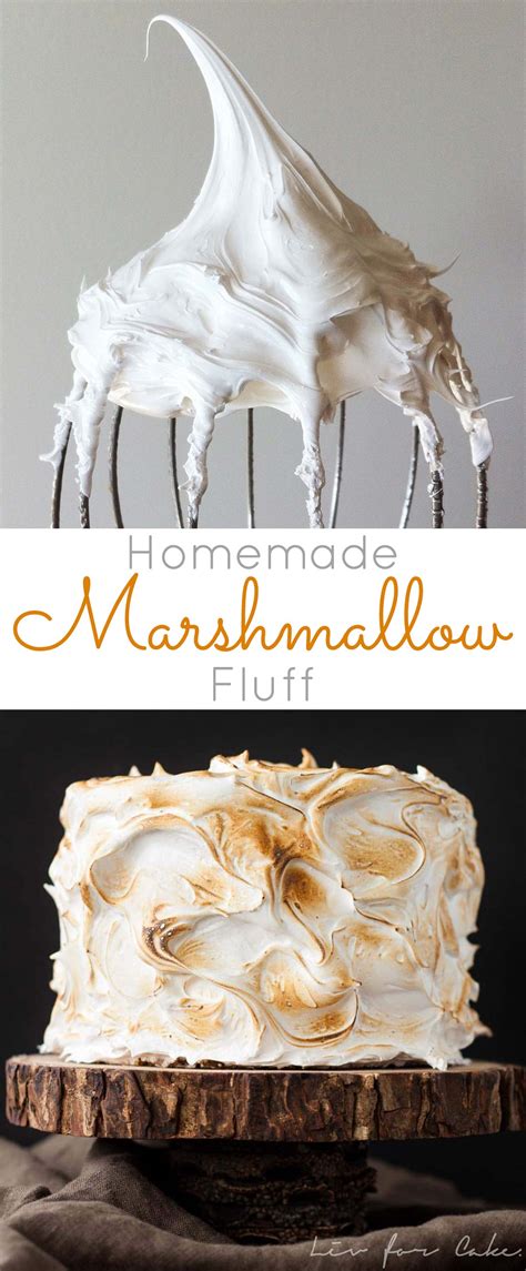 Homemade Marshmallow Fluff Liv For Cake
