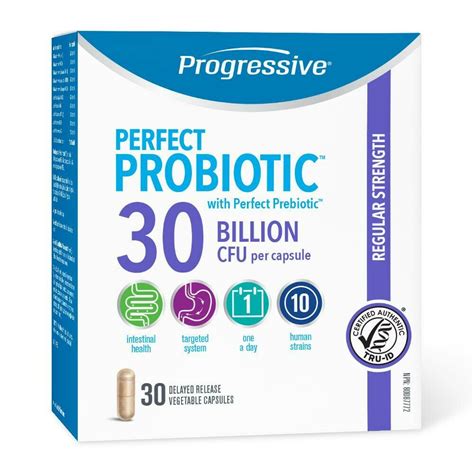 progressive perfect probiotic 30 billion cfu 30 caps