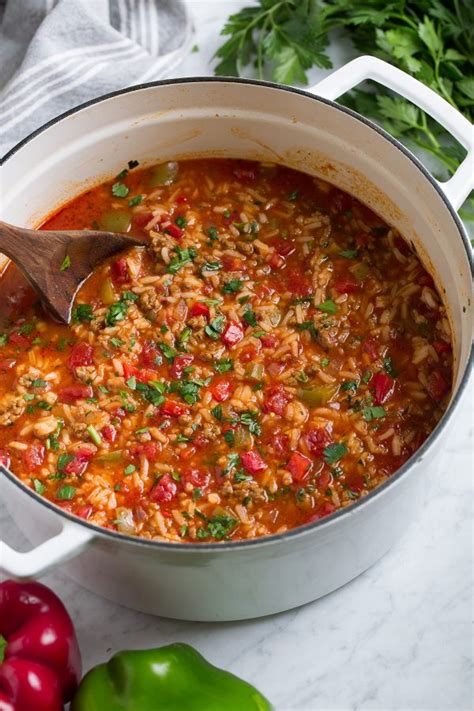 Stuffed Pepper Soup Cooking Classy