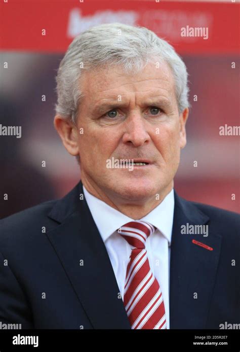 Stoke City Manager Mark Hughes Stock Photo Alamy