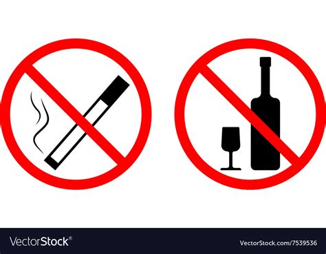Shop.alwaysreview.com has been visited by 1m+ users in the past month No smoke no alcohol Royalty Free Vector Image - VectorStock