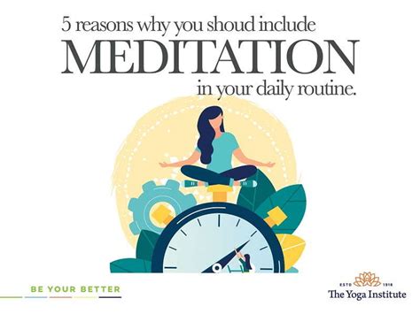 5 reasons to meditate the yoga institute