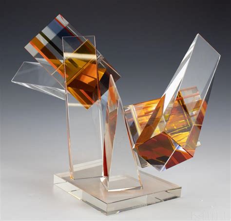 Michael Taylor American B 1944 Art Glass Sculpture