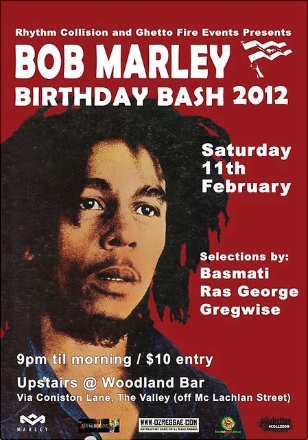 Bob Marley Birthday Bash 2012 Bris Dancehall Reggae Australasia