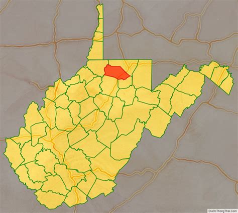 Map Of Marion County West Virginia
