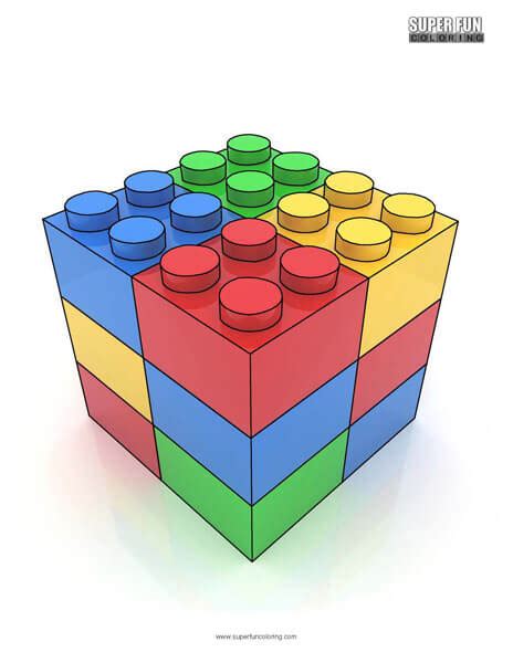 The coolest free lego coloring pages you can print out. Lego Bricks Coloring Page - Super Fun Coloring