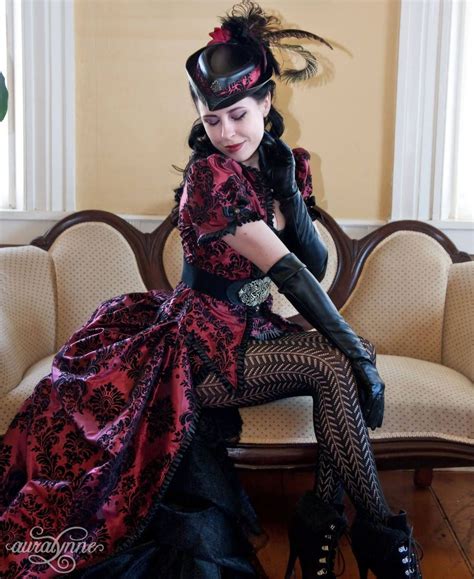 Vampire Costume Steampunk Siren Masquerade Dress Gothic Victorian