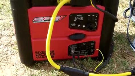 It can run up to 7½ hours (at 25% load) on a full tank of gas. Champion 2000 Watt Inverter Generators running Parallel ...