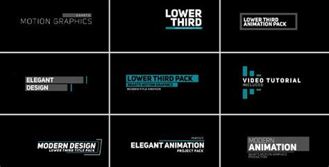 Lower Third Title Lower Thirds Word Design Graphic Designer Portfolio