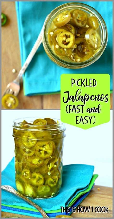 Fast And Easy Pickled Jalapenos This Is How I Cook Recipe