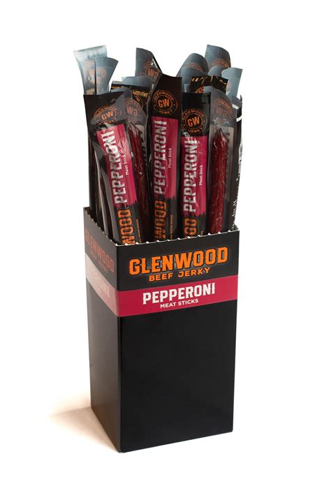 Pepperoni Meat Sticks 24 Count — Glenwood Snacks
