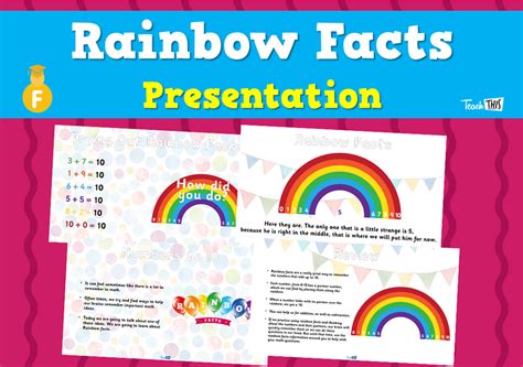 Rainbow Facts Presentation Teacher Resources And Classroom Games