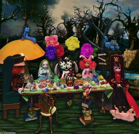 Monster High Alice In Wonderland Ooak Furniture Doll House Miniature Food Barbie Barbie Doll