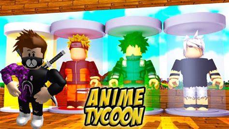Roblox 4 Playing Anime Tycoon Youtube