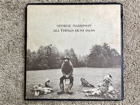 George Harrison All Things Must Pass 3x Lp Vinyl Record Stch 639 Vg G 24 89 Picclick
