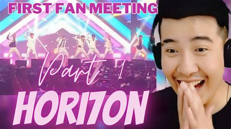 Reaction Hori7on Hori7on First Fan Meeting Part 1 Take My Hand