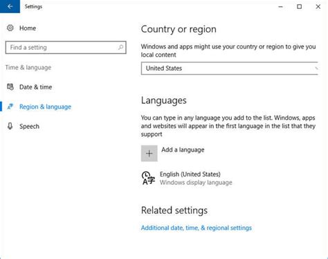 Как поменять язык системы Windows 10 через командную строку