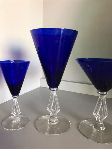 Cobalt Blue Crystal Glassware Instappraisal