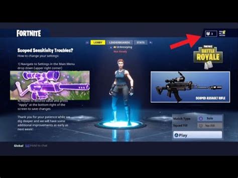 Gifting is exactly what you'd expect, allowing players to send items from the shop to their friends. Fortnite - How to change scope sensitivity (PS4) - YouTube