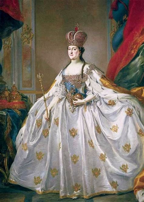 International Portrait Gallery Retrato Mayest Tico De La Emperatriz Ekaterina Ii De Rusia