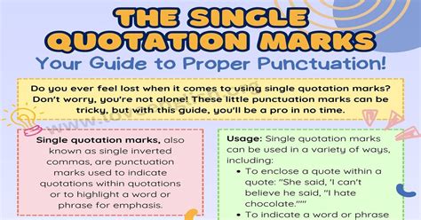 Single Quotation Marks A Guide To Using Single Inverted Commas In