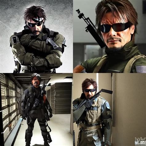 Hideo Kojima As Solid Snake From Metal Gear Solid Stable Diffusion