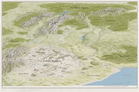 Esb Overview Map Fantasy Map Art Competitions Amazing Maps