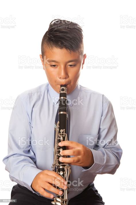 Boy Play Clarinet Stock Photo Download Image Now Artist Arts