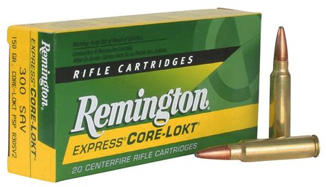 Rem Ammo Core Lokt 300 Savage Pointed Magnum Ballistics