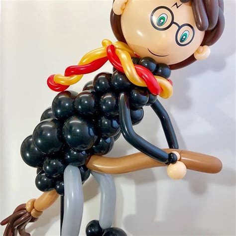 Harry Potter Balloon Character On His Broomstick Wedding Balloon