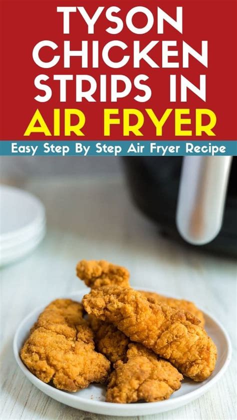 Press the strips into the cracker crumbs to ensure the chicken is evenly coated. Tyson Chicken Strips In Air Fryer | Recipe This | Recipe ...