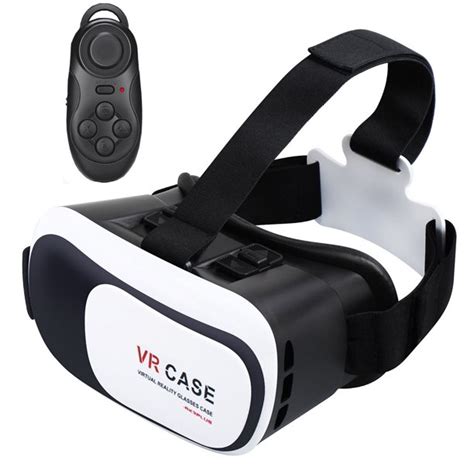 Tekdeals Virtual Reality 3d Glasses Headset With Bluetoot H Remote Vr