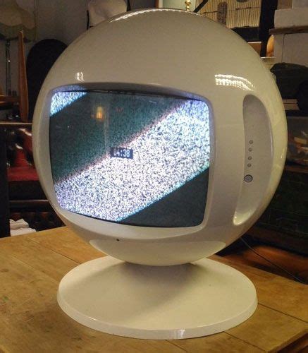 Vintage 1970s Space Age Round Tv On Ebay Tv Set Design Retro