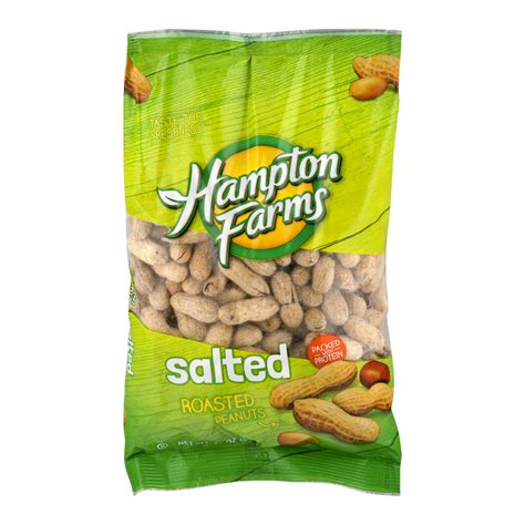 Hampton Farms Roasted Salted Peanuts 20 Oz