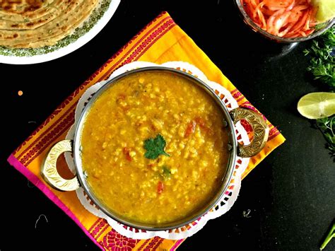 A Simple Masoor Dal Tempered With Onions And Aromatic Indian Spices