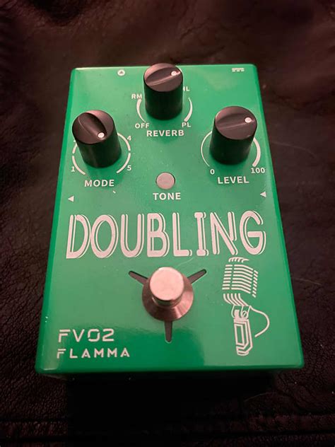 Flamma Fv02 Doubling Vocal Effect Pedal Reverb