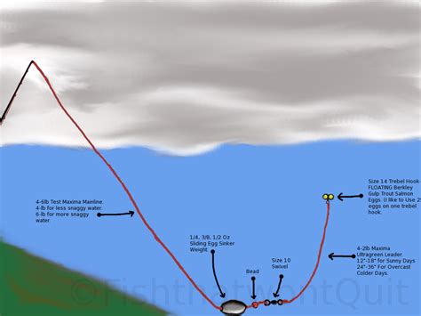 Going Fishing?: Trout Still Fishing Rig | Fishing rigs, Steelhead fishing, Fishing tips